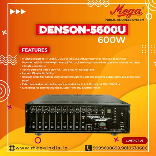Denson 5600 U  High power mixer Amplifier